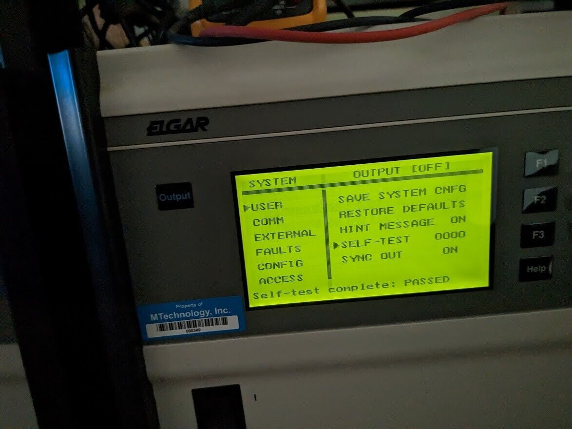 Ametek Elgar SW10500A-1-3-2 Power Source, 10500 VA Ametek Elgar SW10500A-1-3-2 Power Source, 10500 VA